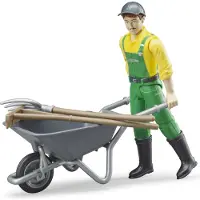BRUDER Boer met accessoires 1:16 van