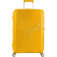 American Tourister Soundbox Expandable Spinner 55cm Golden Yellow