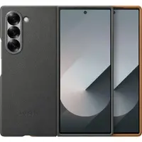 Samsung Galaxy Z Fold 6 Back Cover Kunstleer Grijs