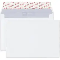 Elco Classic Enveloppen Zonder Venster C6 162 (B) x 114 (H) mm Kleefstrip Wit 100 g/m² 500 Stuks