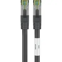 Goobay S/FTP Cat 8.1 - 5 meter - Zwart -