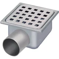 HorecaTraders Rvs Afvoer Put | 10x10