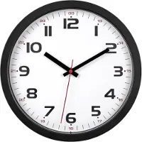 TFA-Dostmann TFA - Analoge Wanduhr 60.3050 - schwarz weiß