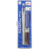Pilot Pen Stylo plume calligraphique Parallel Pen, corps bleu