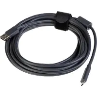 Logitech 993-001391 USB-kabel USB 2.0 USB-A stekker, USB-C stekker 5.00 m Zwart