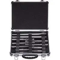 Bosch Powertools SDS-Plus Serie - Gereedschapskoffer - 11-delig - Aluminium Koffer - Hoogwaardige Staal