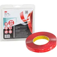 3M VHB 4910F dubbelzijdig tape 19mmx1mmx11m Transparant