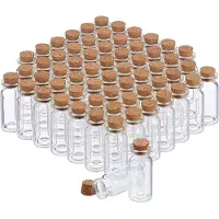 Relaxdays Mini Glasfläschchen