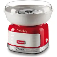 Ariete 2973/00 - Retro Suikerspinmachine - suikerspin machine - voor kinderfeestjes en partijen - 500 Watt - Rood