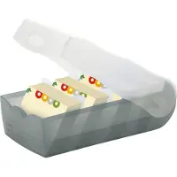 HAN CROCO 998693 Kaartenbak Grijs Doorschijnend Aantal kaart