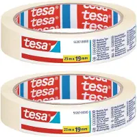 TESA Afplaktape - 8x rol - wit - 19 mm x 25 m - schilderstape - maskeertape - Masking tape