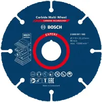 Bosch EXPERT Carbide Multi Wheel 2608901188 Doorslijpschijf recht 115 mm 1 stuk(s)