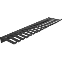 DeLOCK kabelhouder 325 x 90 mm voor wandmontage zwart