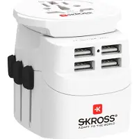 Skross Wereldstekker Cuba, Eritrea, Italië, Libië, Syrië, Chili en Uruguay