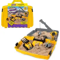 Kinetic Sand – Bouwplaatskoffer - 907g origineel