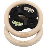 Café Kraft - Gimme Kraft Trainingsringe - Trainingstoestel 32 mm, wood