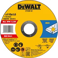 DeWalt Snijschijf Fast Cut dt3506-qz 10 Stuks 115 x 1 x 22,23 mm