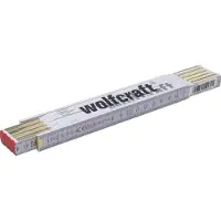 Wolfcraft Duimstok | 2mtr | Beukenhout | 1 stuk - 5227000