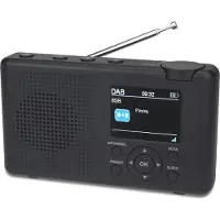 Reflexion TRA23DAB/GR Radio DAB+, DAB, VHF (FM) DAB+, FM Oplaadbaar Antraciet, Grijs