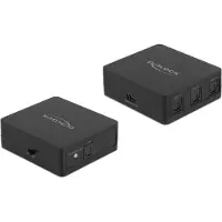 DeLOCK S/PDIF TOSLINK Splitter 1 In 3 Out met USB voeding -