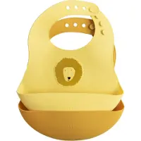 Trixie Siliconen slab 2-pack - Mr. Lion - Makkelijk afwasbaar - 100% Food Grade Silicone - Geel
