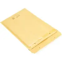 Jiffy Comebag luchtkussenenveloppen, ft 230 x 340 mm, met stripsluiting, bruin, doos van 100 stuks