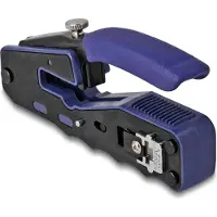 DeLOCK Crimping tool for 8P / RJ45 modular plugs with cutter and stripper (Easy-Connect)