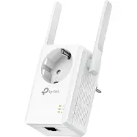 TP-LINK wifi repeater (TL-WA860RE) met wandcontactdoos [tot 300 Mbit/s, twee externe antennes]