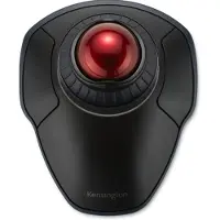 Kensington Orbit Draadloze Trackball met Scrollring - Zwart/Rood