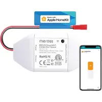 Meross Afstandsbediening voor garagepoort, MSG100HK, compatibel met HomeKit