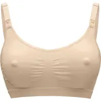 Medela Keep Cool bh - Naadloze voedingsbh - Zwangerschapsbh met 2 ademende zones - Soft Touchmateriaal - Chai - Maat XL