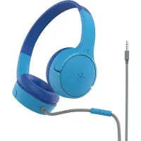 Belkin SoundForm Mini On Ear headset Kabel Zwart Volumebegrenzing
