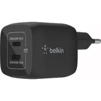 Belkin Oplader - - WCH011VFBK - 45W - USB-C - GaN snelladen