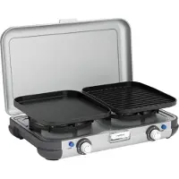 Campingaz Kitchen 2 Grill and Go CV - luxe camping kooktoestel – gas stove - grijs