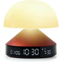 Lexon MINA Sunrise Alarm Clock - Dark Red