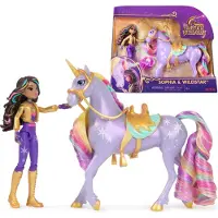 Unicorn Academy Sophia Doll With Light-up Wildstar Unicorn 11 Cm 12 Cm Paars Kinderen