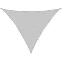 vidaXL - Zonnezeil - 2,5x2,5x3,5 - m - 100% - polyester - oxford - lichtgrijs