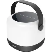 Philips Alula draagbare lamp, 1,2 W, draagbaar buitenlicht, zwart, kunststof, IP44, geschikt voor tuin en terras, beschermingsklasse III