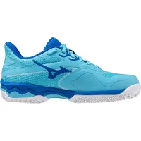 Mizuno Padelschoen Mizuno Women Wave Exceed Light 2 River Blue White Mugen Blue-Schoenmaat 39