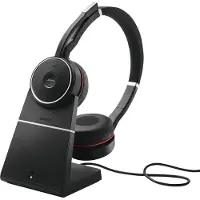 Jabra Bluetooth headsets Evolve 75 MS stereo inclusief charging stand
