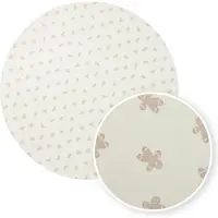 Meyco knoeimat gingerbread print 110 cm beige | Maat: 110 cm