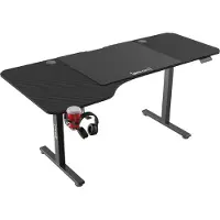 Pro-Tec Verstelbare tafel 'Stryn', 160 x 75 cm, elektrisch, met geheugenfunctie, zwart