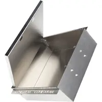 Boss & Wessing Inbouwnis Betegelbaar BWS Alfie 30x30 Geborsteld Staal