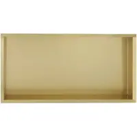 Sanilux Inbouwnis Napo Wand 30x60x7 cm Geborsteld Goud