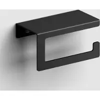 Clou Toiletrolhouder Fold 7,5 x 14,7 cm Mat Zwart