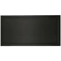 Sanilux Inbouwnis Wandmontage 60x30 cm Mat Zwart