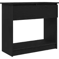 vidaXL Wandtafel met lades 85,5x38,5x74,5 cm zwart