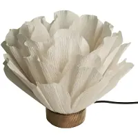 Watt & Veke Tafellampe , Lisa, Wit, Slaapkamer, Papier / Karton, Designer