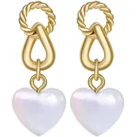 Victoria Hyde Oorbellen goud / wit