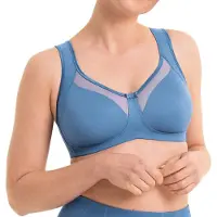 Anita Wireless bh Clara | Maat: 75G | Kleur: Blauw
